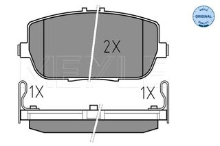 Mazda MX5 NC Rear Brake Pads 2005-2014