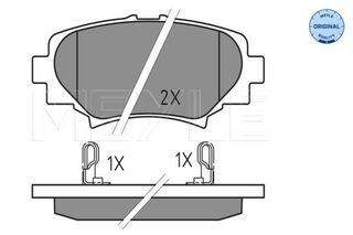Mazda 3 BM BN Rear Brake Pads 2013-2019