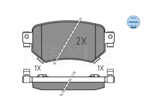 Mazda 6 GJ GL Rear Brake Pads 2012-2020