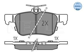 Ford Focus Kuga Escape & Mondeo Rear Brake Pads 2012-2023