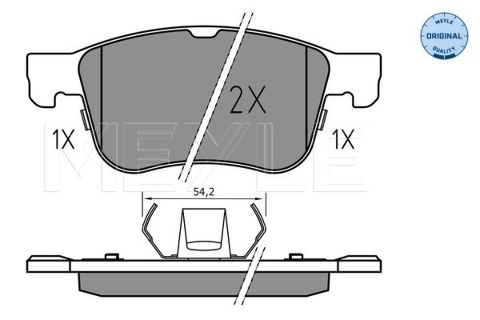 Ford Focus Kuga Escape & Puma Front Brake Pads 2018-2023